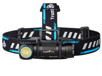 Ladattava otsalamppu/monitoimivalaisin 1200 lumenen Trustfire MC18