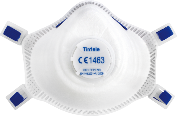 FFP3 hengityssuojain venttiilillä Tintele 9301 10 kpl