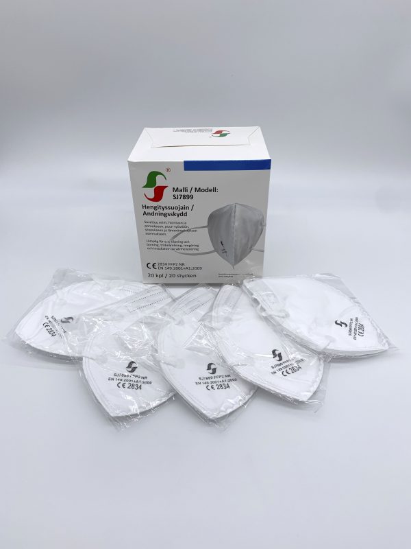 FFP2-tason hengityssuojain Sj7899 ilman venttiiliä CE-hyväksytty