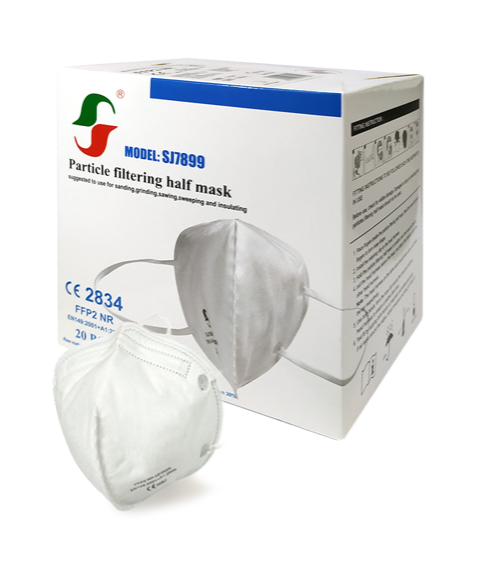 FFP2-luokan hengityssuojain SJ7899 ilman venttiiliä 20 kpl