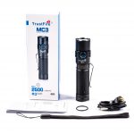 Taskulamppu 2500 lumen Trustfire MC3 pakkaus