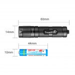 Pieni taskulamppu 350 lumenia Mini3