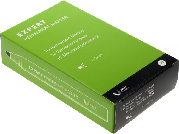 Permanent Marker tussi Expert viiistokärki 1.5 - 3 mm 10 kpl pakkaus