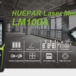 Huepar ladattava etäisyysmittalaite Lm50a