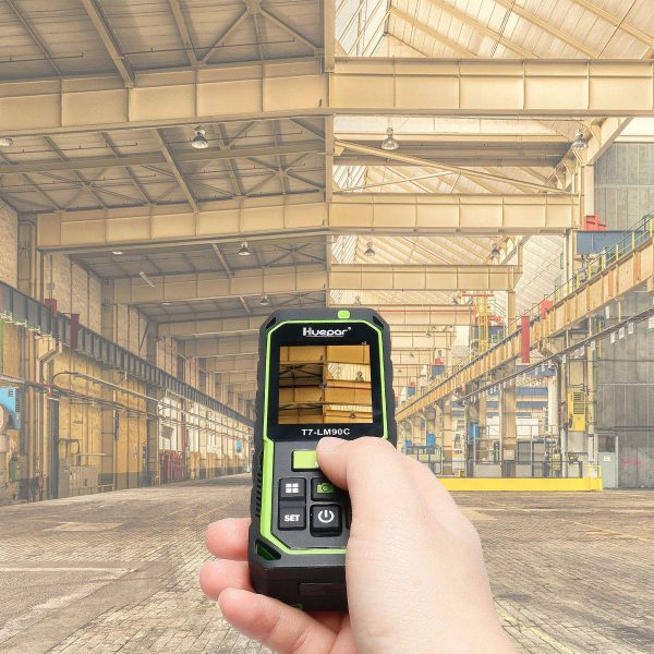 Lasermitta kameranäytöllä Huepar LM90C 90 metriä