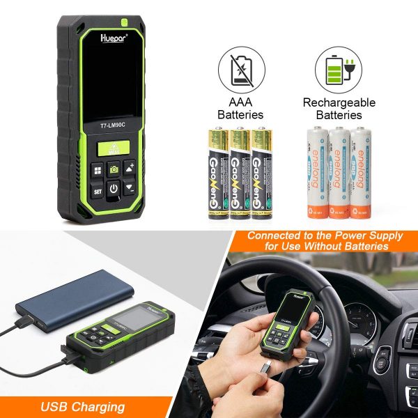 Etäisyysmittalaite kameralla LM90C Ammattikäyttöön