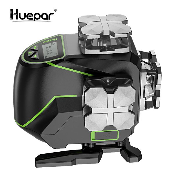 Linjalaser vihreä kirkas S04CG Huepar