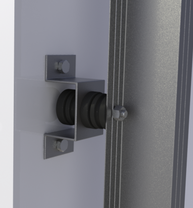 Vibro-WP tärinänvaimennus kiinnike asennus