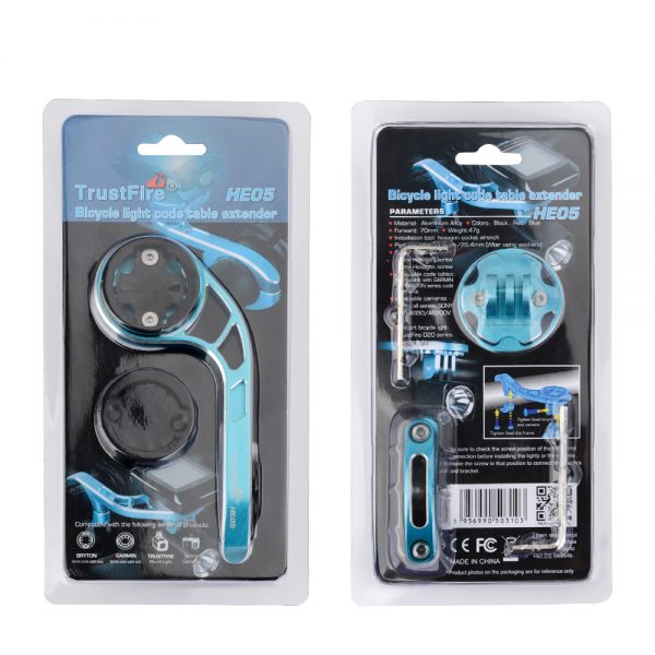 Pyöränvalo Trustfire D2R, 450lm ladattava-HE05 pakkaus