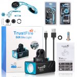 Pyöränvalo Trustfire D2R, 450lm ladattava pakkaus sisältö