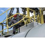 Suojalasit Bolle Baxter, kirkas hybridimalli päällä.