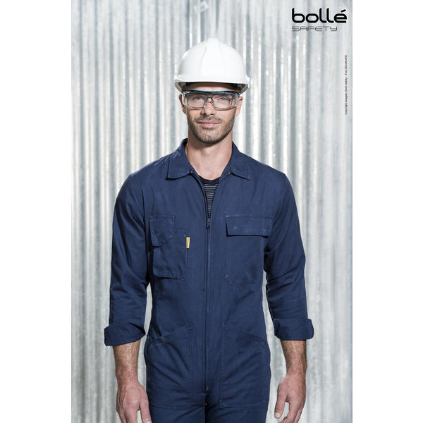 Suojalasit Bollé Tryon OTG, kirkas, Silmälasien päälle