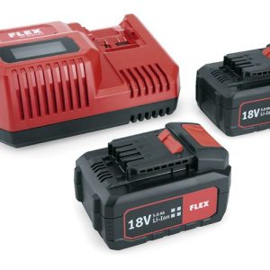 Akku-ja laturipaketti Flex P-Set 55 R