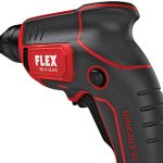 Akkukipsilevyruuvinväännin Flex DW 45 18.0-EC ruuvien syöttölaitteella kahva