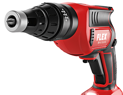 Akkukipsilevyruuvinväännin Flex DW 45 18.0-EC